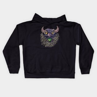 carnival mask of a housekeeper Kids Hoodie